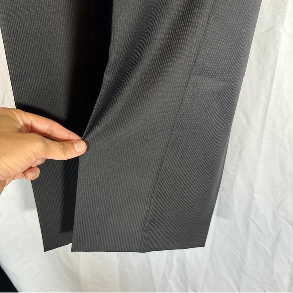 Collection Michael Strahan Dress Pants Slacks 38x32 Striped Black NWT - Picture 4 of 7